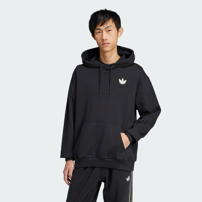 Pulover adidas Performance Skeleton Hoodie Črna | JI5928