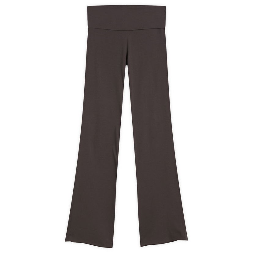 Hlače in kavbojke SKIMS SKIMS Foldover Jersey Pant, Size Large Rjava | AP-PNT-0715-IRO