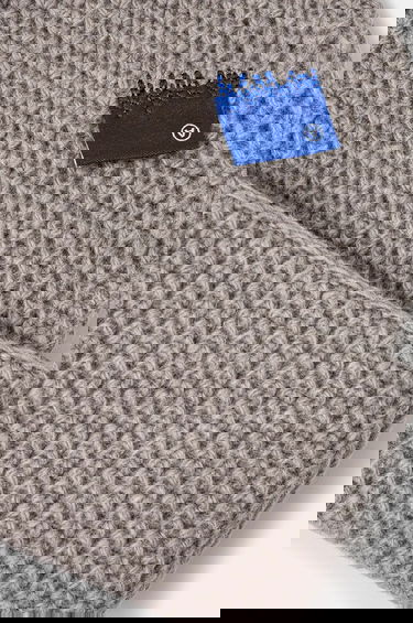 Beanie ADER ERROR Ribbed Knit Beanie Siva | BMSGFYHW0501GR, 3