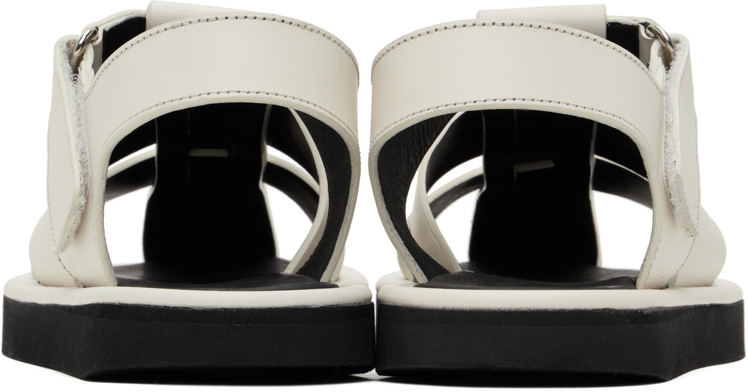 Nega čevljev Studio Nicholson Studio Nicholson Cassius Sandals Bela | CASSIUS SNW - 1380, 1