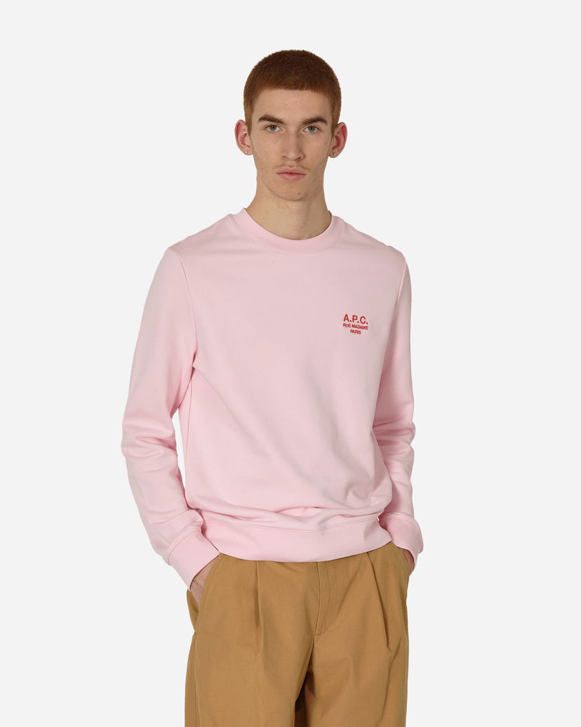 Pleteni pulover A.P.C. Rider Crewneck Roza | COEZD-H27699 TFE
