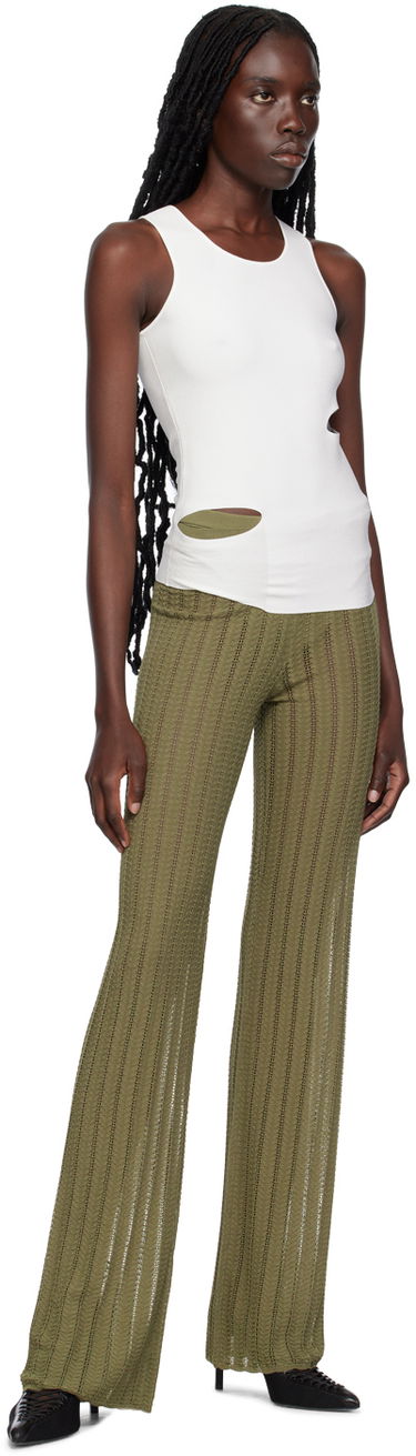 Hlače Dion Lee Dion Lee Knit Trousers Zelena | C7217P23, 3