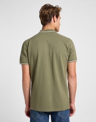 Polo majica Lee Lee Pique Polo XXL Zelena | 112363855