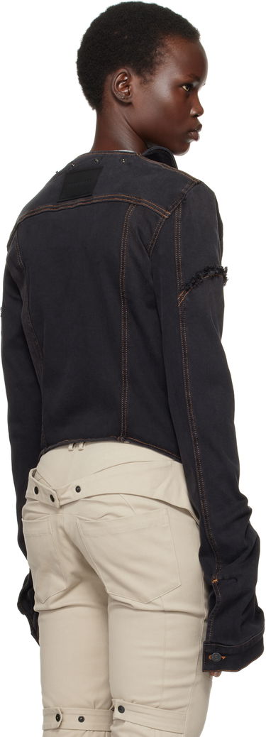 Jakna Ottolinger Ottolinger Drape Collar Denim Jacket Črna | 2217060211, 2