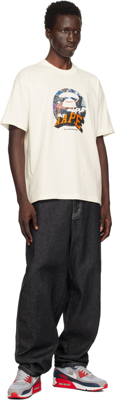 Majica AAPE by A Bathing Ape AAPE by A Bathing Ape Theme Graphic T-Shirt Bela | AAPTEM1551XXNIVX, 3