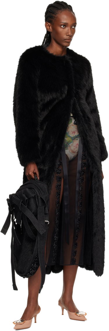 Torba za čez ramo Simone Rocha Simone Rocha Classic Bow Crossbody Bag Črna | BAG149B 0808, 3