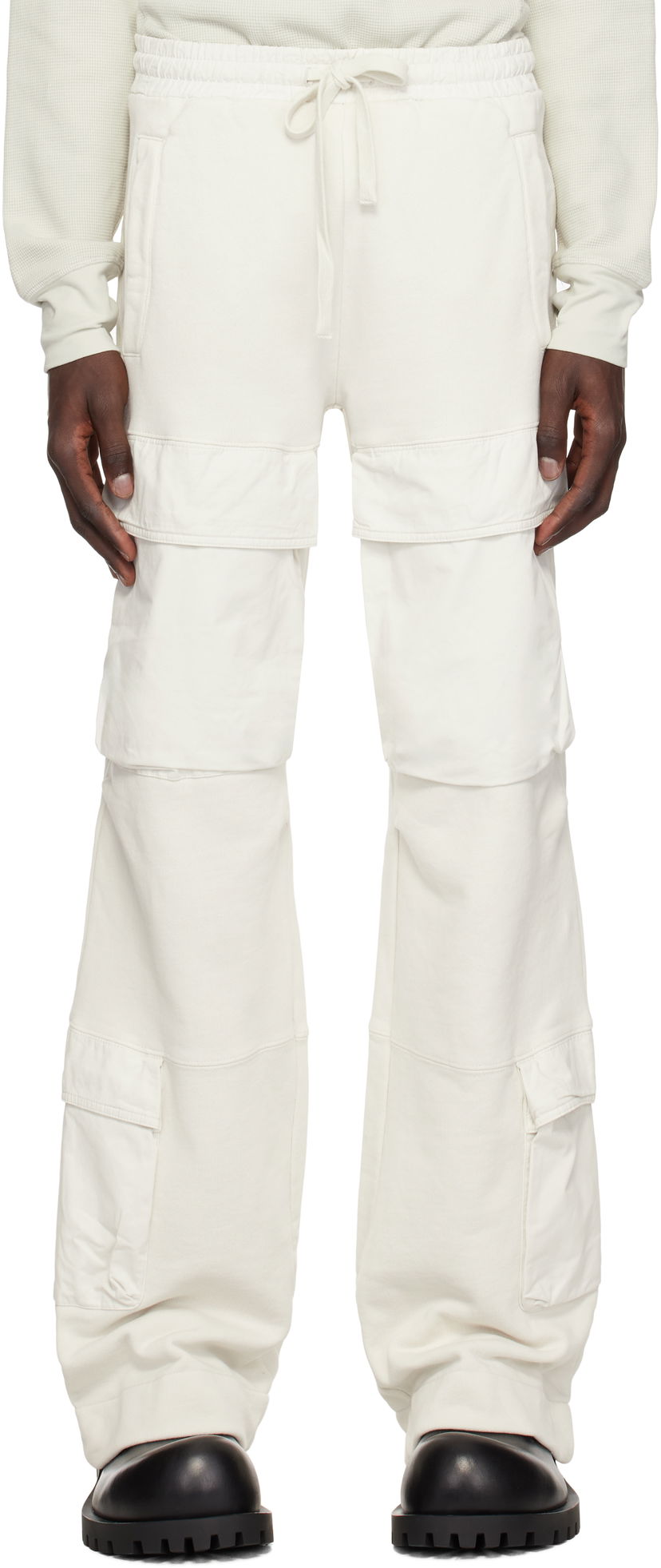 Cargo hlače Entire Studios Utility Cargo Pants Bela | ES2341RI
