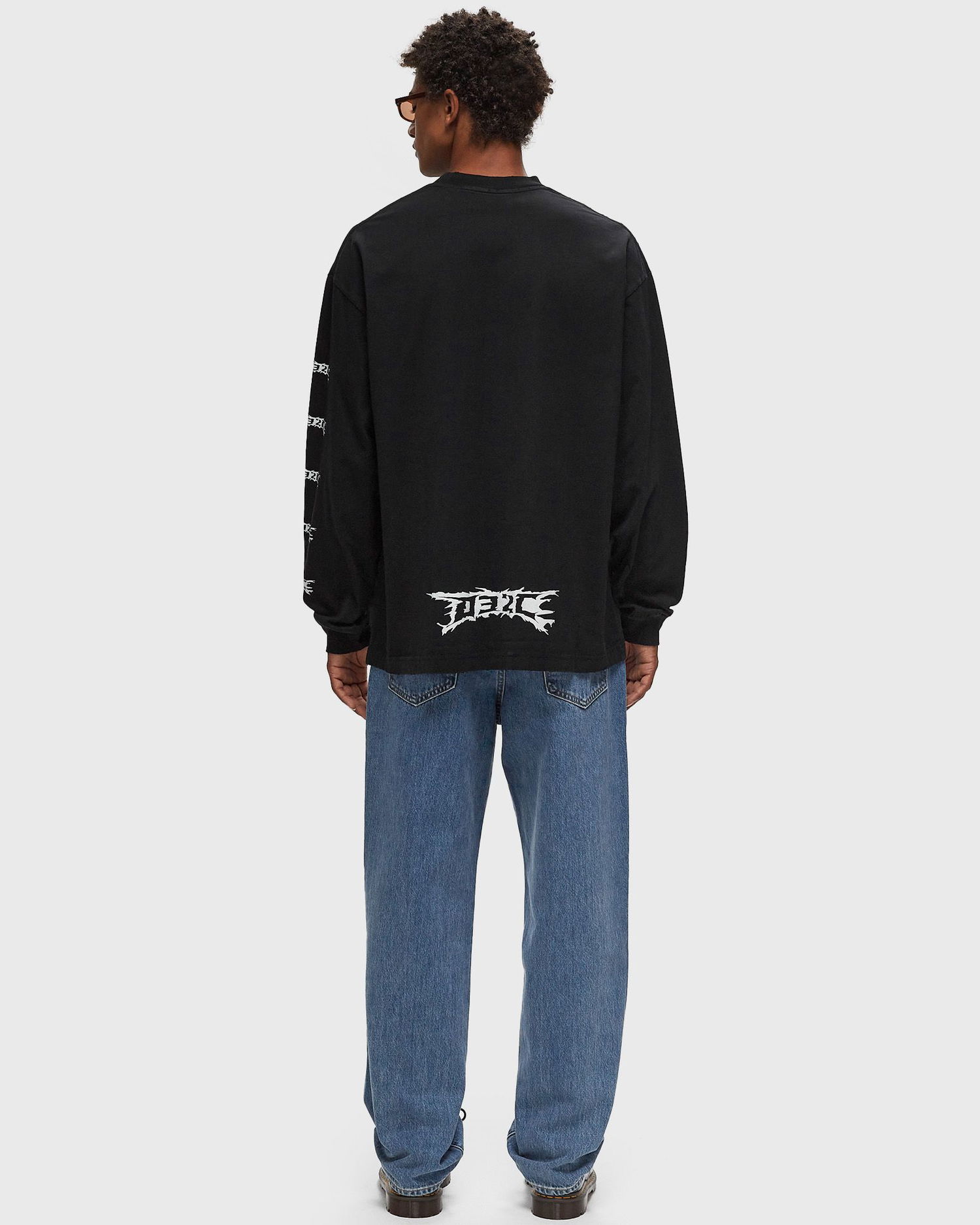 Majica 032C NERVE SHATTER BOXY LONGSLEEVE Črna | F24-URC-0251-050, 1