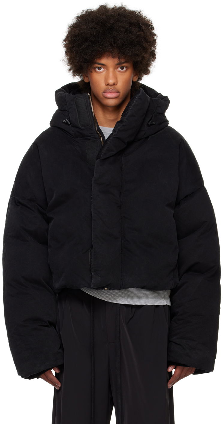 Puhovka Entire Studios Puffer Down Jacket With Hood Črna | ES2396IR