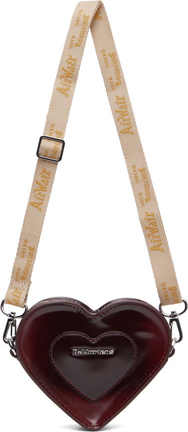 Torba za čez ramo Dr. Martens Dr. Martens Mini Heart Crossbody Bag Bordo | AD092601, 3