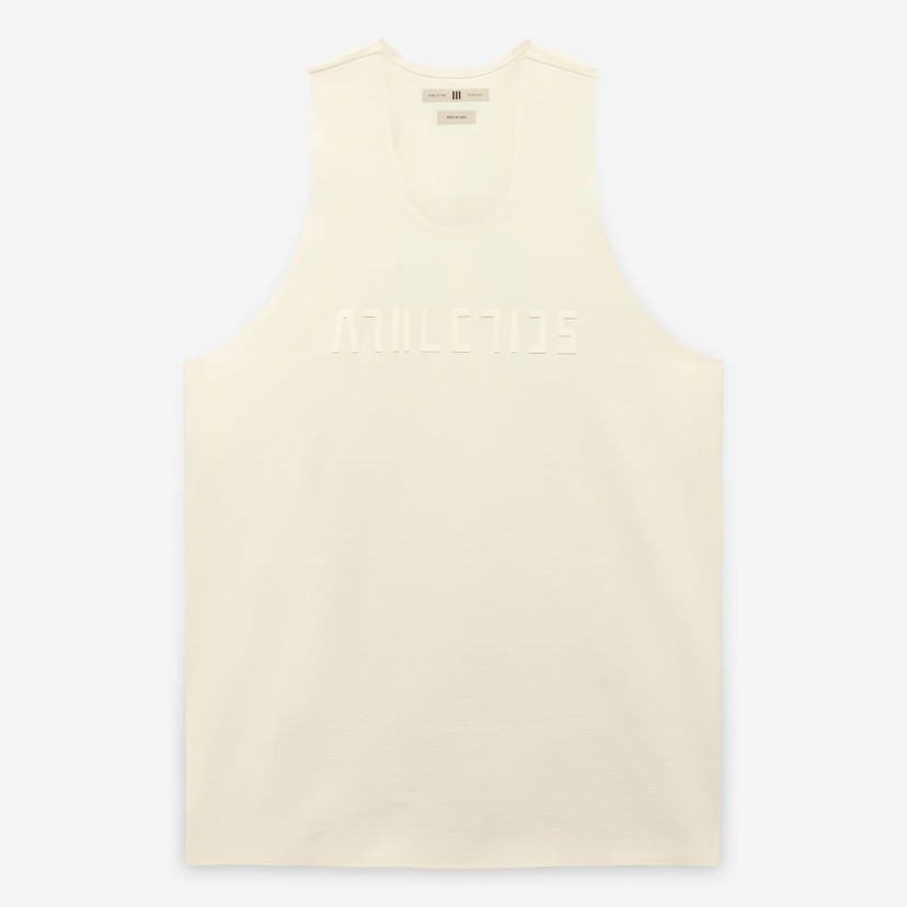 Majica brez rokavov adidas Performance Fear of God Athletics Quickdry Jersey Performance Tank Top Bela | JZ4906