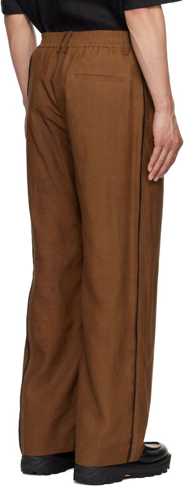 Hlače Feng Chen Wang Feng Chen Wang Silk Trousers Rjava | FENG19TR16, 2