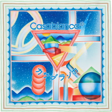 Šala Casablanca Casablanca Silk Scarf Večbarvna | APF25-ACC-053-03, 0