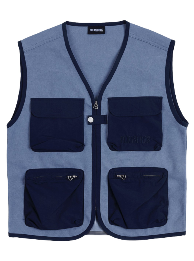 Telovnik Pleasures Beagle Hunting Vest Slate Modra | P23SP017-SLATE