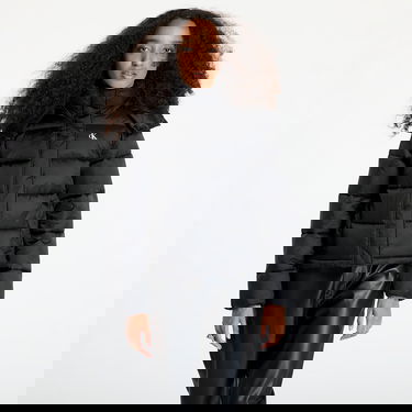 Puhovka CALVIN KLEIN Shiny Monologo Jacket Črna | J20J224616 BEH, 0