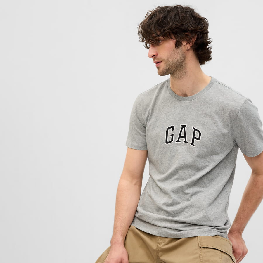 Majica GAP New Arch Tee Siva | 570044-01, 0