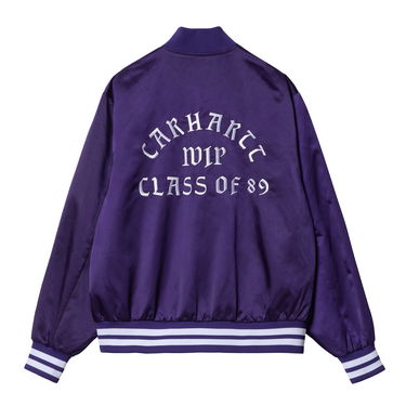 Bomber jakna Carhartt WIP Class of 89 Bomber Jacket Lila | I032992_23O_XX, 1