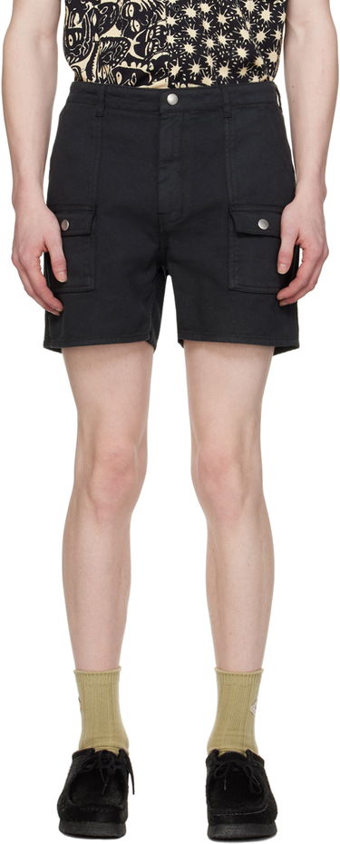 Kratke hlače YMC YMC Pocket Shorts Črna | P9WAE, 0