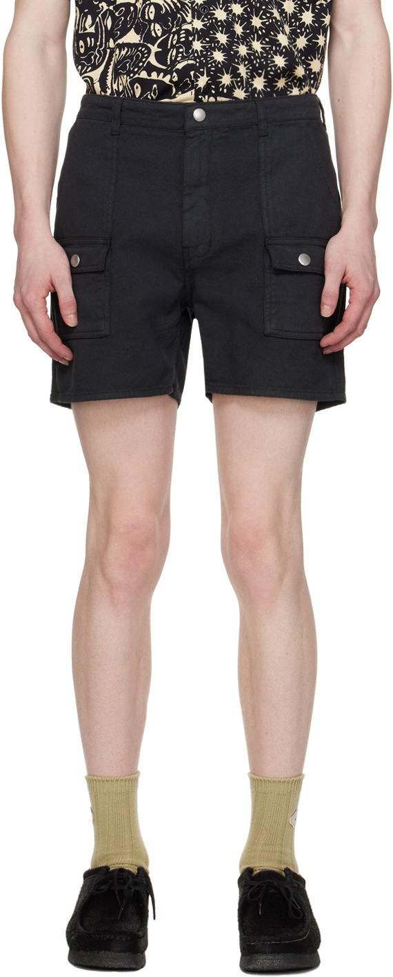 Kratke hlače YMC YMC Pocket Shorts Črna | P9WAE