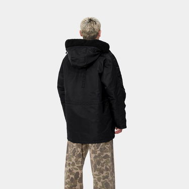 Parka Carhartt WIP Hooded Parka with Faux-Fur Lining Črna | I033929_9, 2
