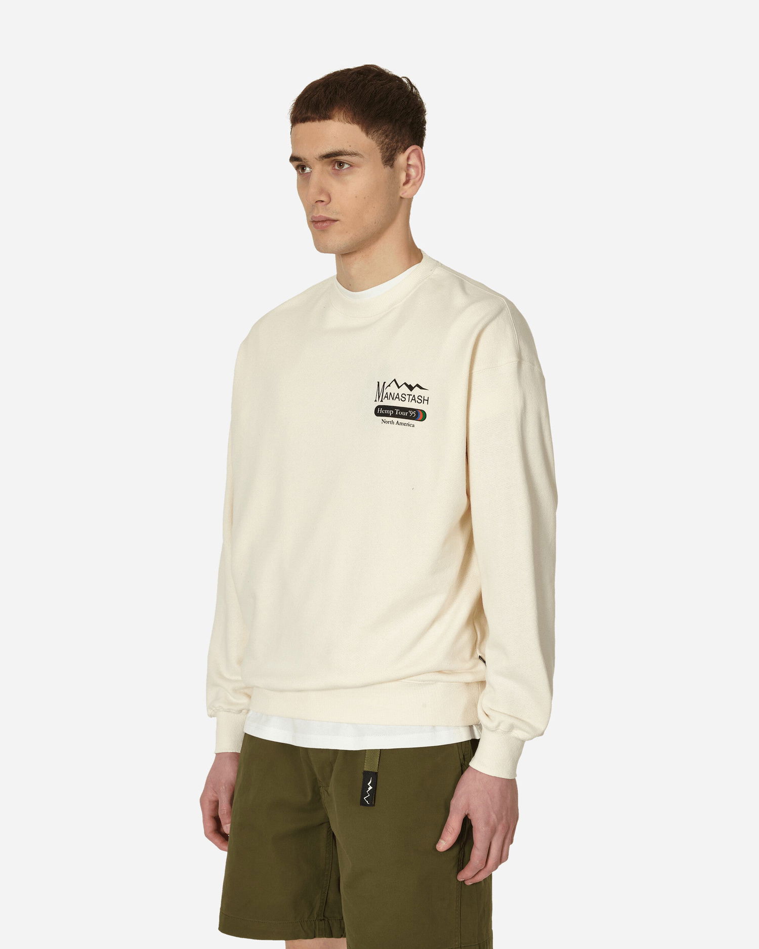 Pulover Manastash Hemp Tour Cascade Crewneck Bež | 7923132007 414, 1