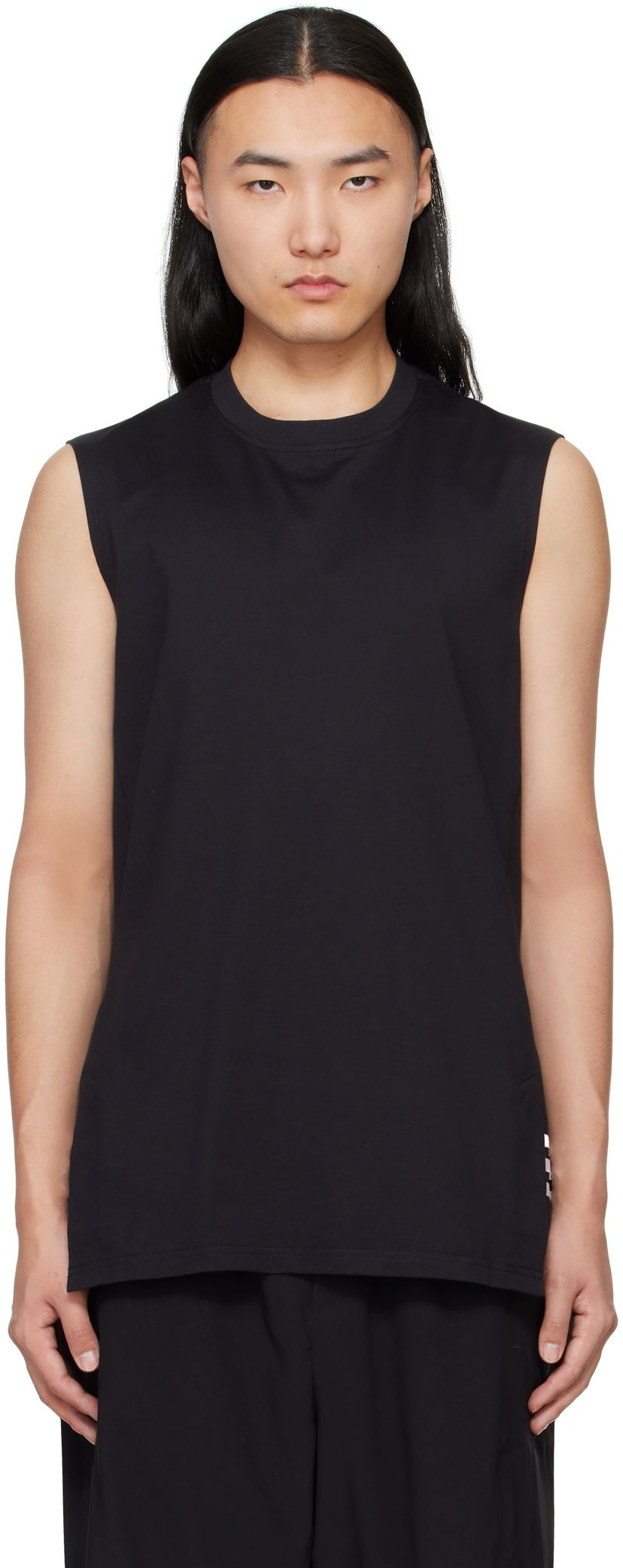 Majica brez rokavov Y-3 Y-3 3-Stripes Tank Top Črna | JN4904