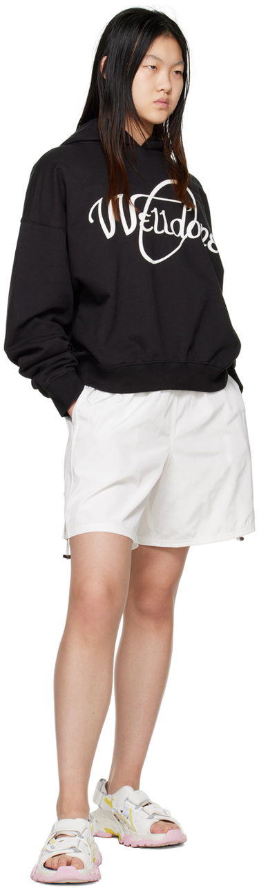Pulover We11done We11done Circle Logo Hoodie Črna | WD-TH3-22-813-U-BK, 3