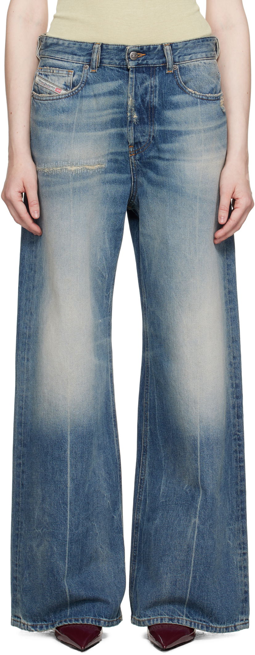 Kavbojke Diesel Relaxed 1996 D-Sire 09l47 Jeans Modra | A06925 09L47