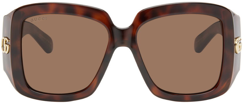 Sončna očala Gucci 'GG' Corner Sunglasses Rjava | GG1402S-002