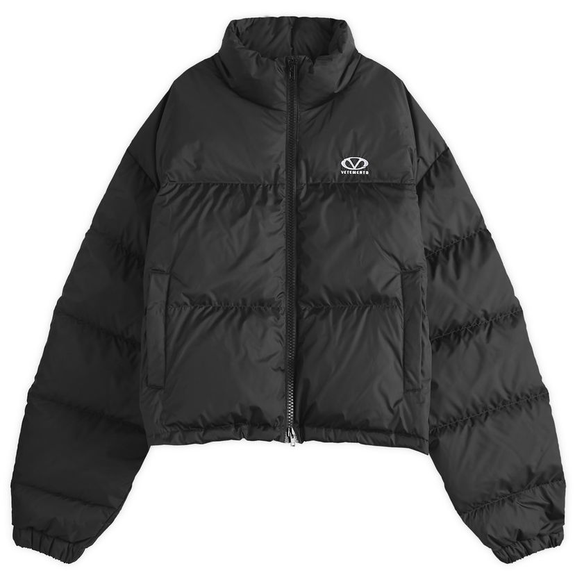 Puhovka VETEMENTS Vetements Logo Puffer Jacket, Size Large Črna | UA66JA350B