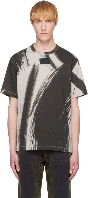Majica Helmut Lang Helmut Lang Feather Print T-Shirt Siva | P02HM505, 0