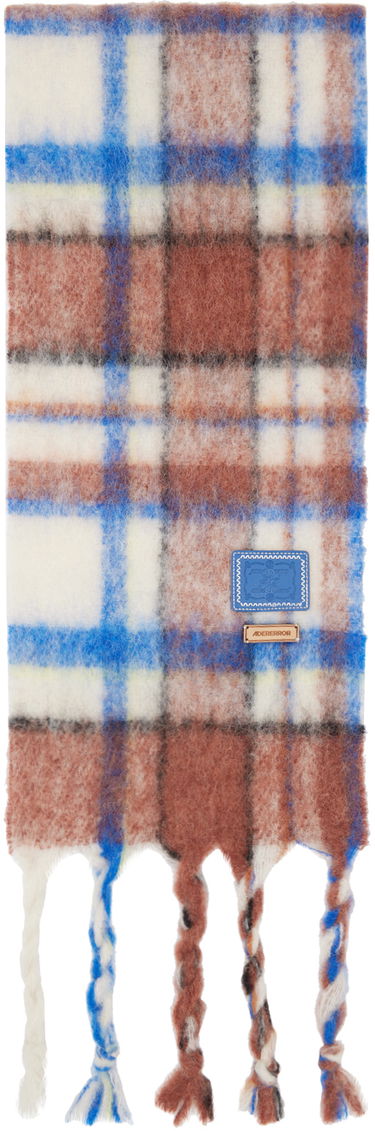 Šala ADER ERROR Plaid Muffler Scarf with Logo Patch Večbarvna | BMADFWAC0404IV, 0