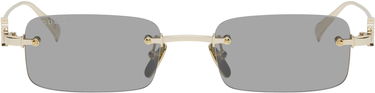 Sončna očala Gucci Gucci 'Gucci' Block Rectangular Sunglasses Kovinski | GG1808S-003, 0