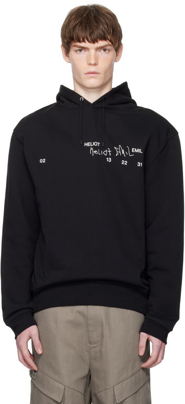 Pulover HELIOT EMIL Fulgens Hoodie Črna | PREAW25_M_08_081_BLK01, 0