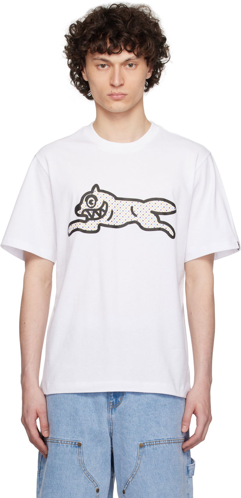 Majica BBC IceCream ICECREAM Polka Dot Running Dog T-Shirt Bela | IC25254