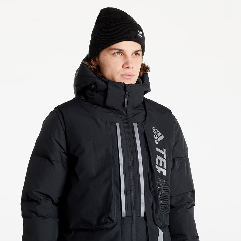 Parka adidas Performance Long Down Jacket Črna | H13853