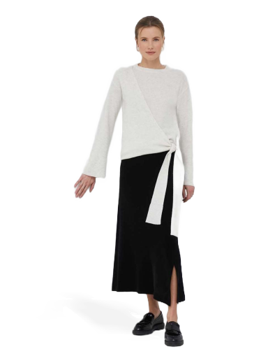 Pleteni pulover DKNY Wool Sweater Bež | P2KSAG55