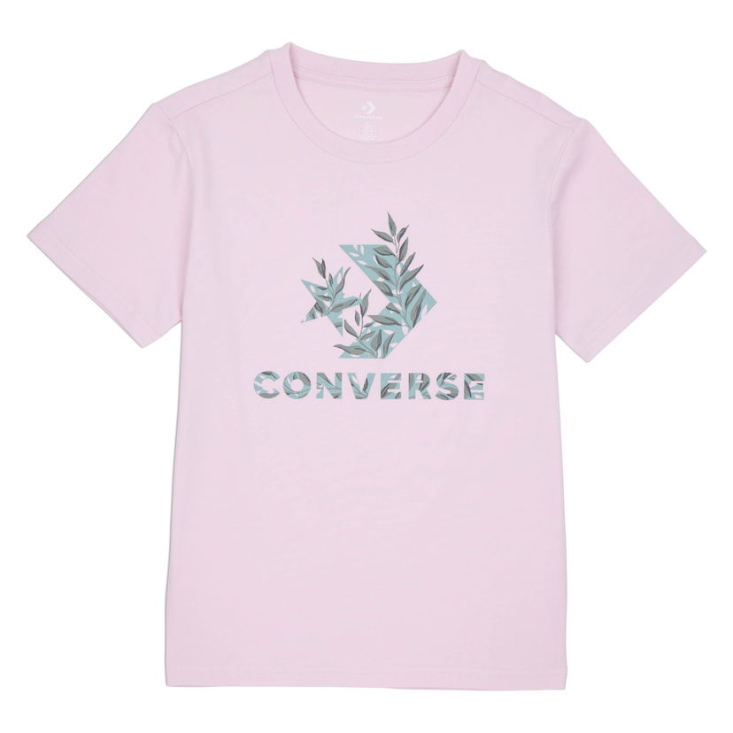 Majica Converse Converse Chevron T-Shirt Roza | 10026755-A03
