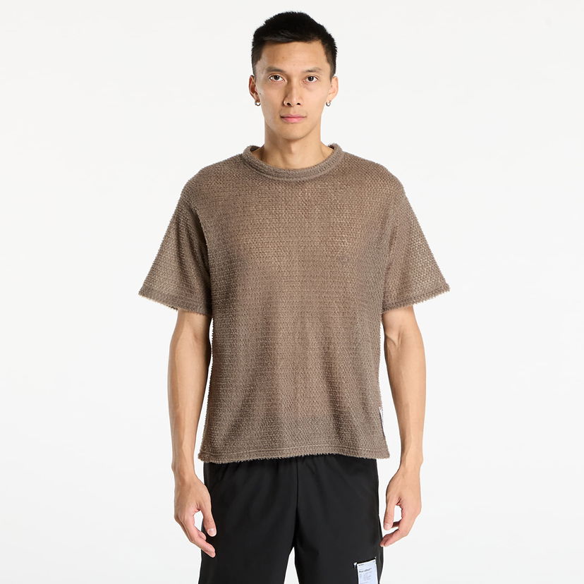 Majica Satisfy Satisfy FuzzFleece AD T-Shirt Falcon Rjava | 11066-91000
