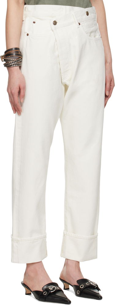 Kavbojke R13 R13 Cuffed Crossover Jeans Bela | R13W2048-D314A, 1