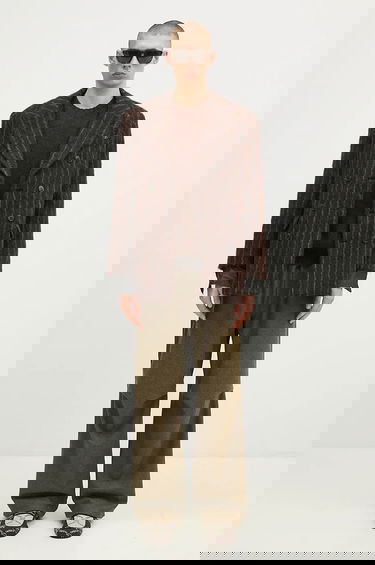 Pleteni pulover Universal Works Universal Works Lightweight Wool Sweater Rjava | 31760.COFFEE, 4