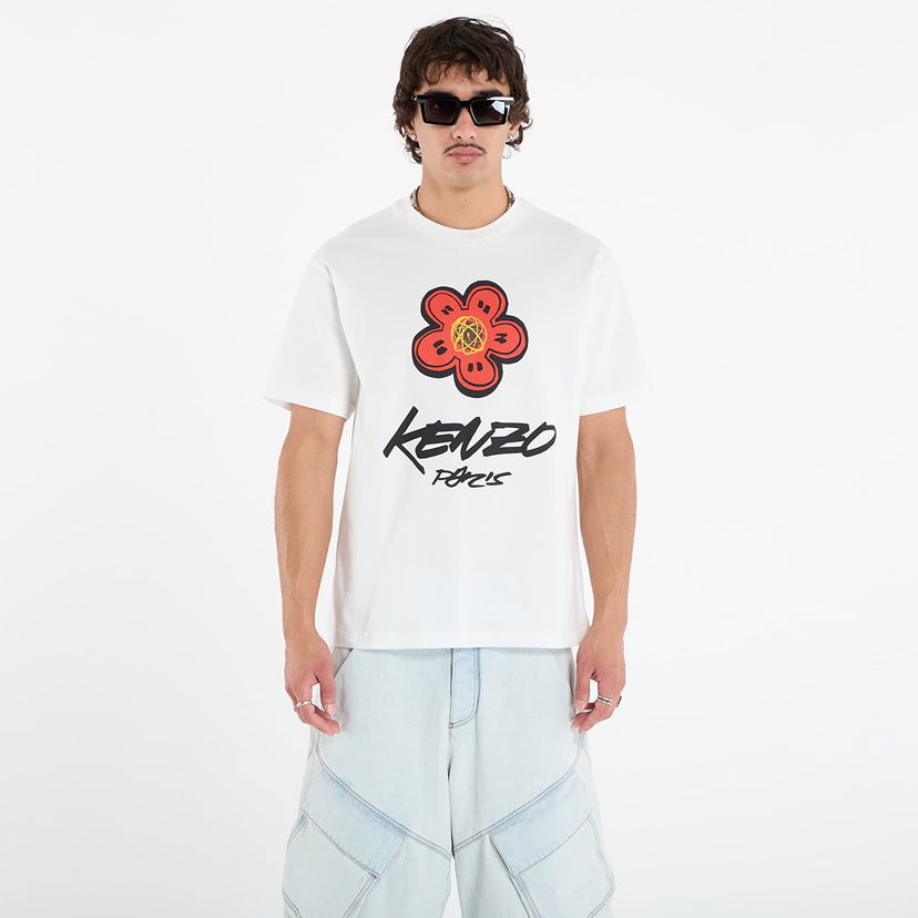 Majica KENZO KENZO x FUTURA 2000 T-Shirt Bela | FF65TS2654SG.02
