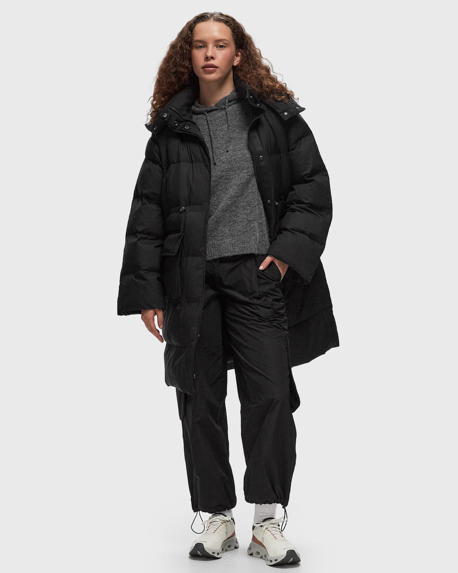 Puhovka Samsoe Samsoe Samsøe & Samsøe SAHANNA Puffer Coat Črna | F24300004-BLACK, 1