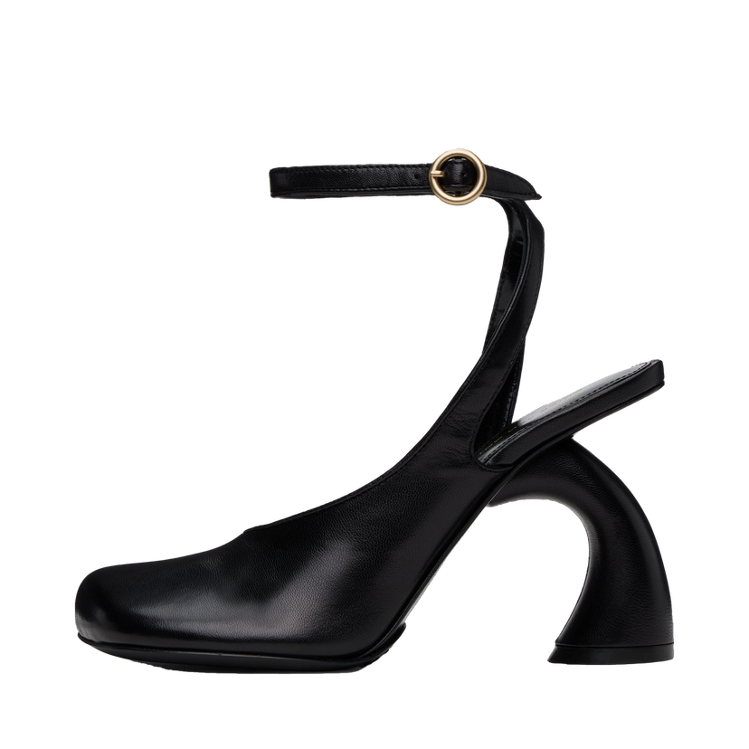 Superge in čevlji Dries Van Noten Dries Van Noten Asymmetric Slingback Heels Črna | WS251-676-150