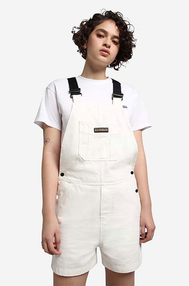 Kombinezon Napapijri High Waist Jumpsuit Bela | NA4GCB.N1A, 0
