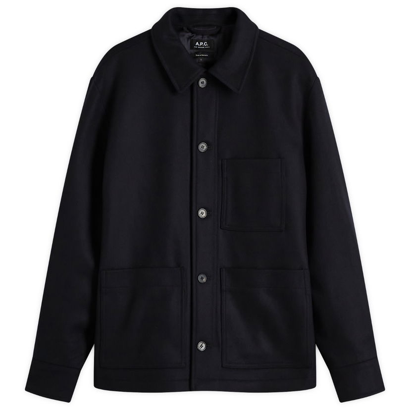Parka A.P.C. Wool Chore Jacket Črna | WOAJS-H02713-IAH