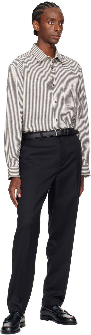 Pasovi A.P.C. A.P.C. Rosette Leather Belt Črna | PXCBC-H65077, 2