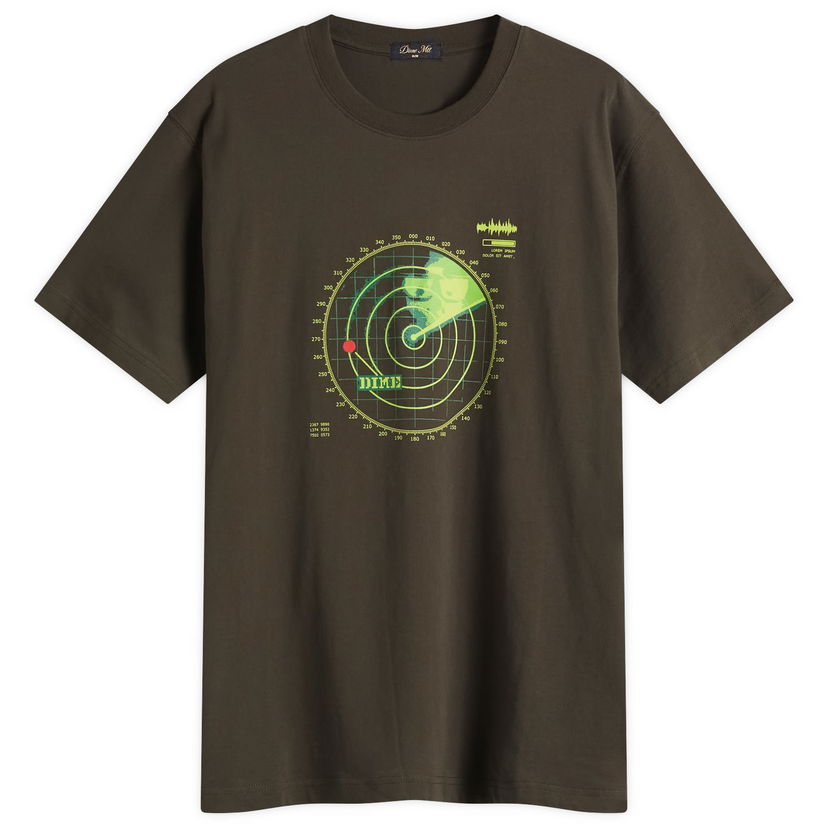 Majica Dime Dime Radar Graphic Tee Zelena | DIMESP2557BLK