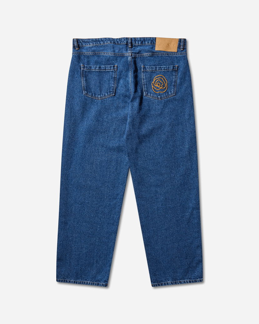 Kavbojke OpéraSPORT Rose Straight Denim Pants Modra | K1FW25  5