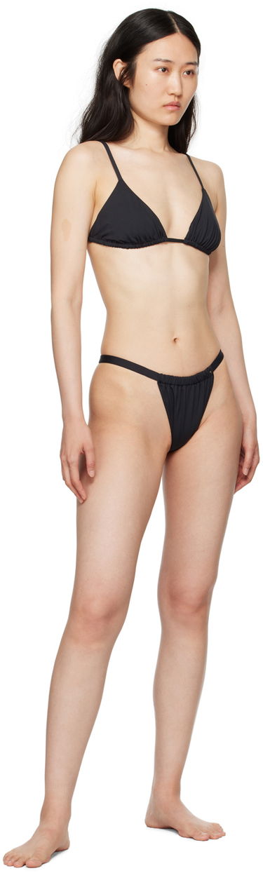 Kopalke Anine Bing ANINE BING Brielle Women's Triangle Bikini Top Črna | A-11-10282-BLK26, 3